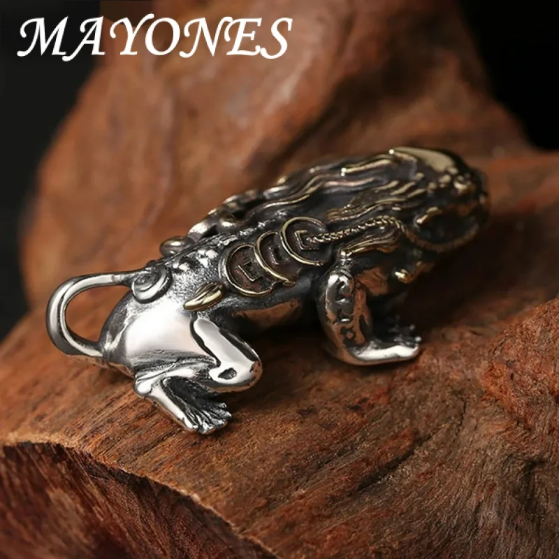 

2023 New Real S925 Silver Domineering Good Luck Brave Man Pendant Vintage Jewelry Accessories