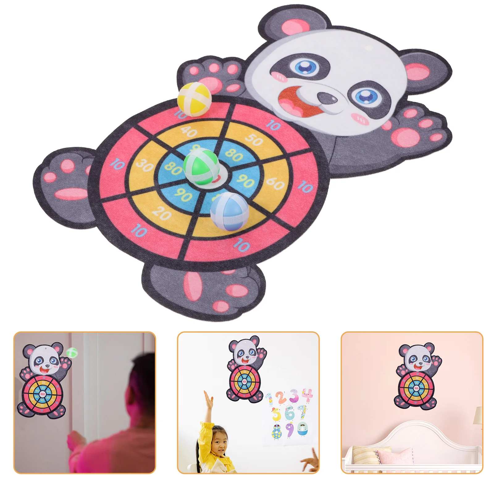 

1 комплект, липкая шариковая доска, мультяшный дартс, вечерние игры, детская интерактивная обучающая забавная игра для дома, улучшение моторики, рука, глаз