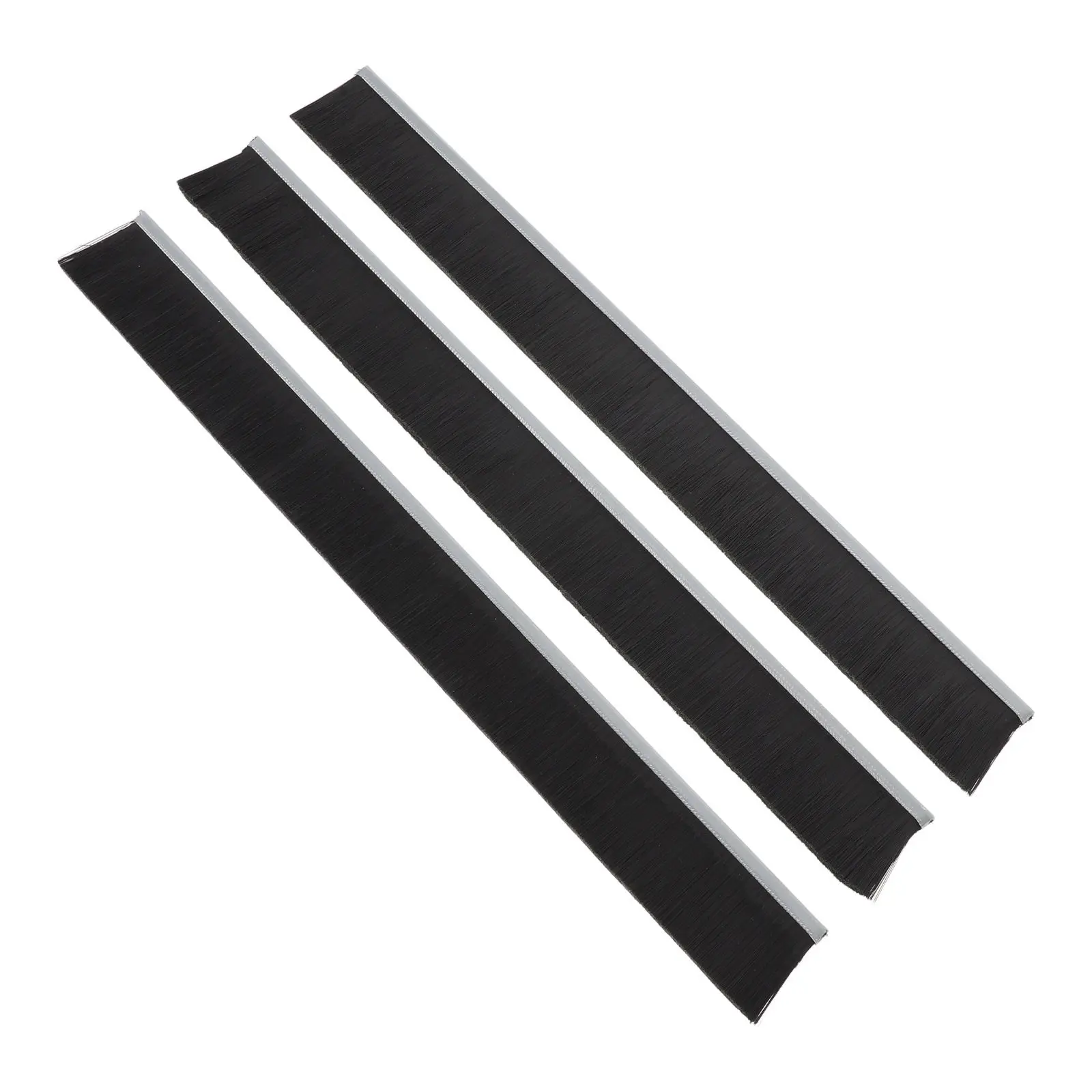 3Pcs Nylon Mailbox Brush Strips Letter Box Dust Seal Weatherproof Strip for Office Home Letter Box Cleaning and Sealing