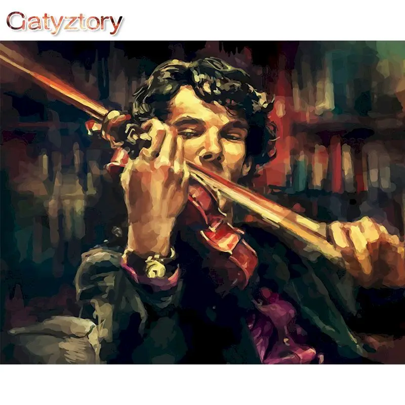 

GATYZTORY Frame Picture Figure Diy Painting By Numbers Kit Home Wall Art Picture By Numbers For Home Decor Calligraphy Painting
