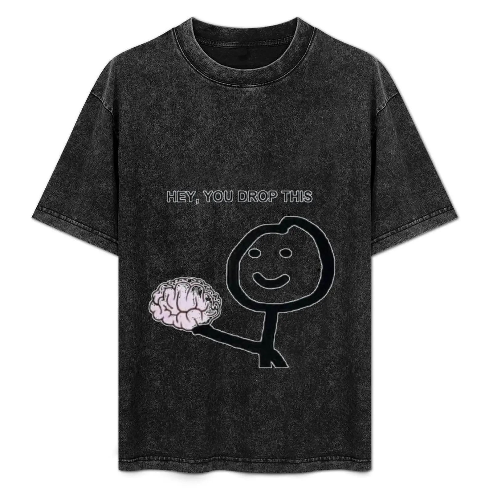 Funny Brainless T-Shirt quick-drying anime clothes t shirt men