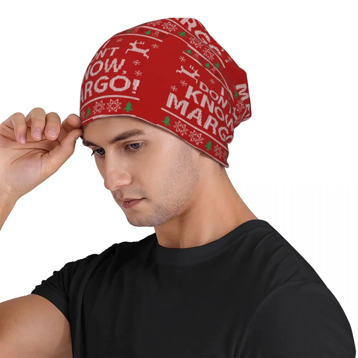 Christmas Vacation I Don't KNOW Margo Unisex Adult Beanies Caps Knitted Bonnet Hat Warm Hip Hop Autumn Winter Skullies Hats