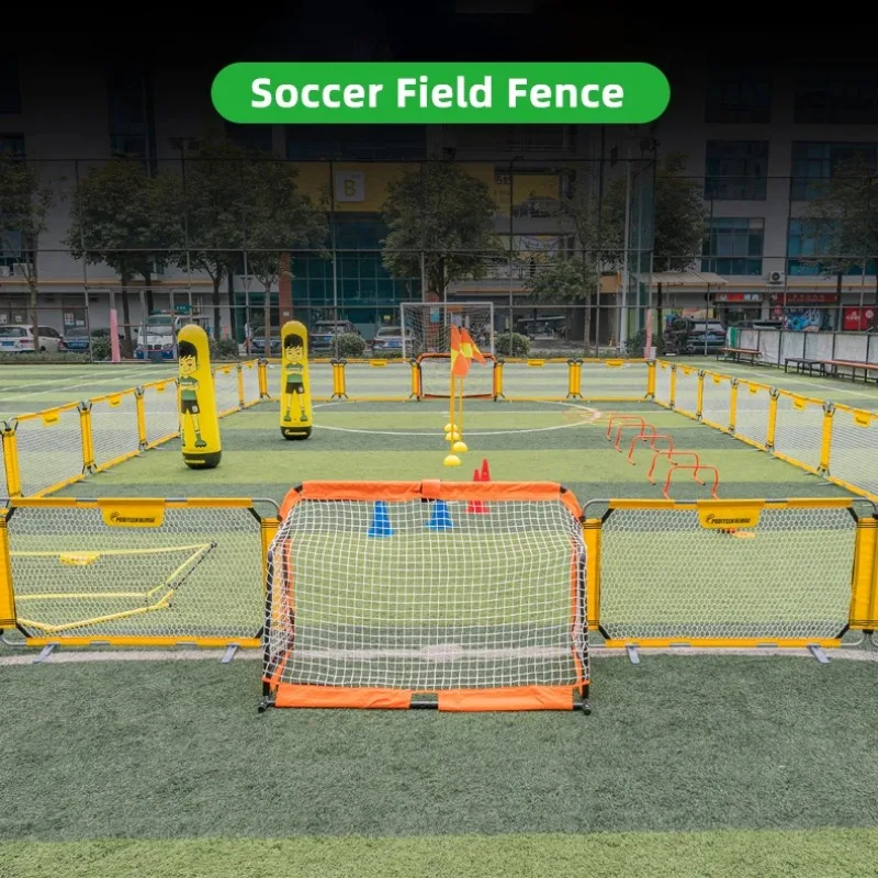 

High-quality portable football fence, ideal for stadiums and schools, durable and safe, suitable for children's football