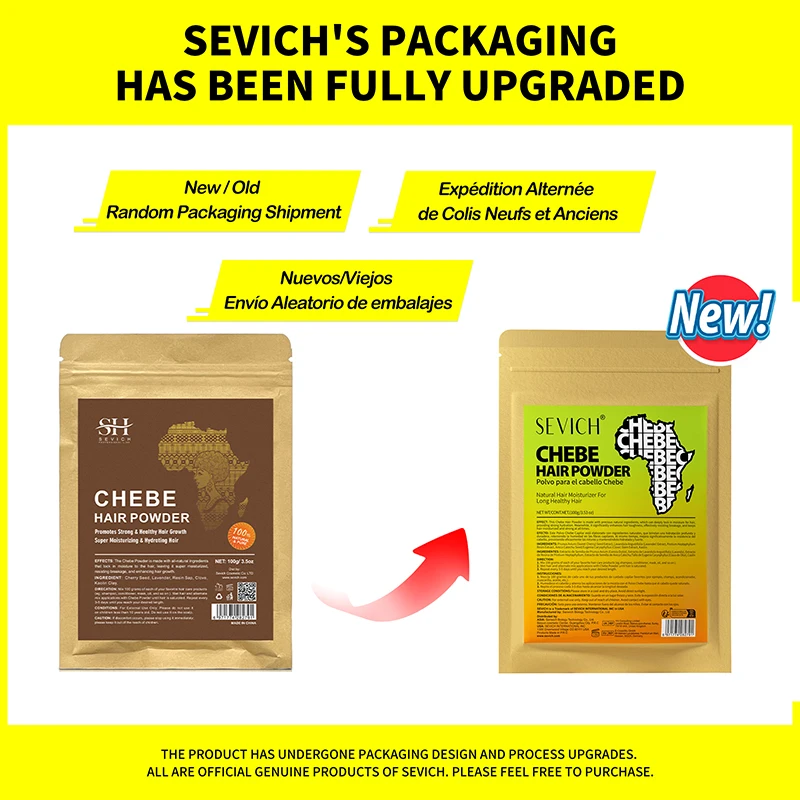 Chebe Powder Natuurlijke haarverzorging Bevordert het haar Versterkt het Chebe Powder Verdikt voorkomen Haaruitval Voedt de haarreparatie Beschadigd