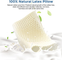 Latex Massage Pillows for Sleeping Orthopedic Pillow Pure Natural Neck Latex Neck Pillow with Pillow Cover Relaxing Pillows