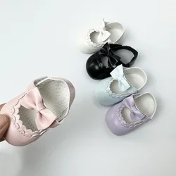 Doll  Casual Shoes PU with Bow Knot Fit for 55cm 22inch Reborn Baby Doll Children Toy Accessories