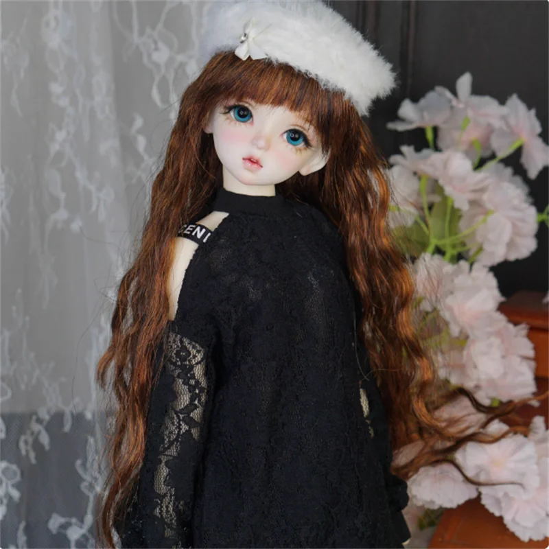 BJD Doll Clothes For 1/3 Dolls Lace Top Off Shoulder Fashion Hoodie Uncle Size Dolls Clothing Accessories(No Doll)