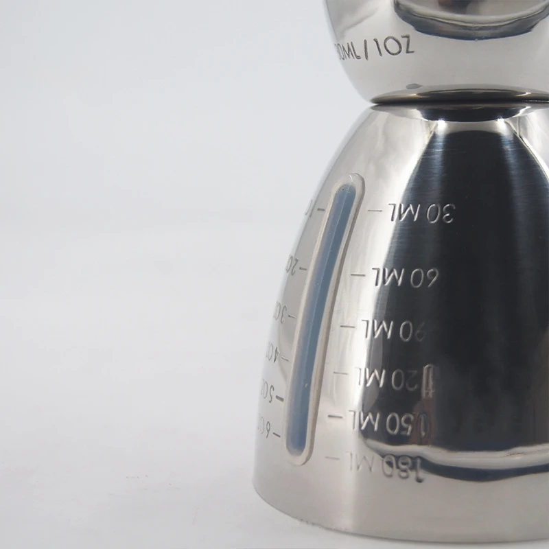 Bar Cocktail Jigger Measured Double 1-6 oz Measuring Jiggers, Stainless Steel Bar Tool