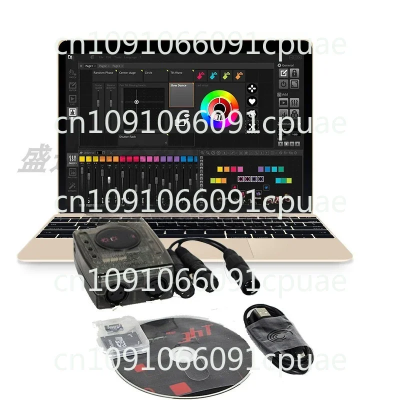 Stage Lighting Computer Software Controller DVC4 GZM Daslight USB Connection Win/Mac System