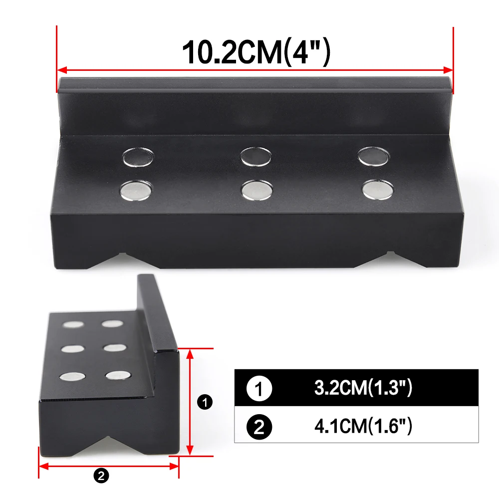 Vise Jaw Protective Inserts Tool with Strong Magnetic Aluminum for AN Fittings Assembly