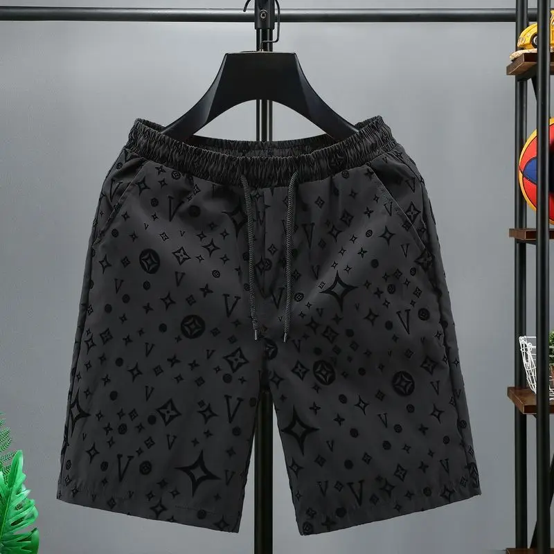 

Мужские летние новые шорты универсальные повседневные брюки, популярные в Интернете, такие же тонкие флокированные модные брендовые пляжные брюки, красивые