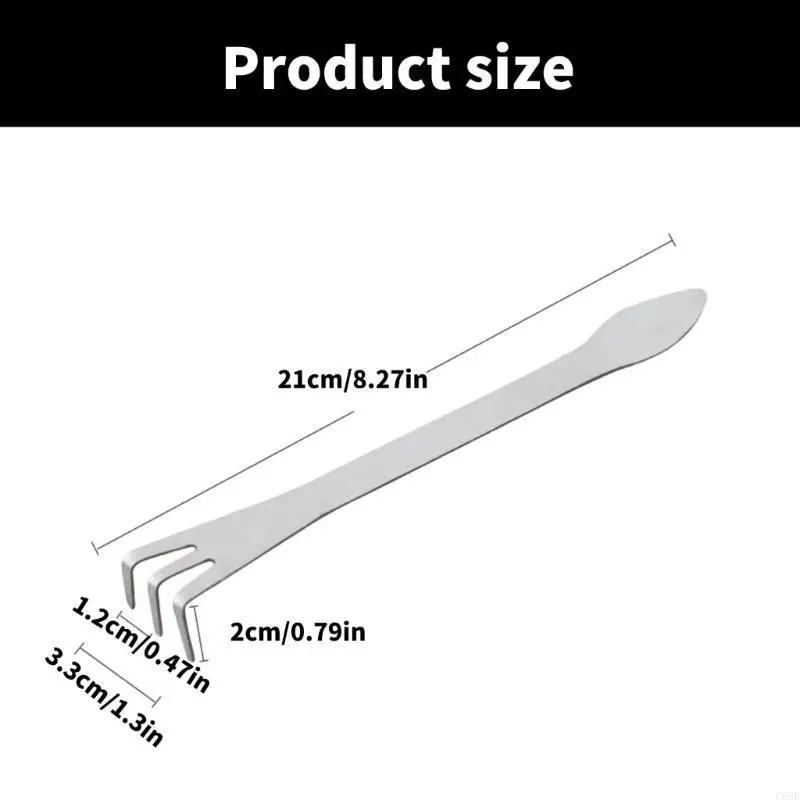 Steel Bonsai Rakes with Comfortable Handle Corrosion Resistant Rakes Tool Perfect for Soil Aeration & surfaces Removal