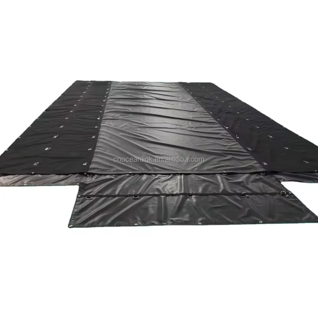 

100% Polyester Heavy Duty PVC Tarpaulin 14 oz / 18 oz Waterproof Tear Resistant Blackout Truck Tarpaulin