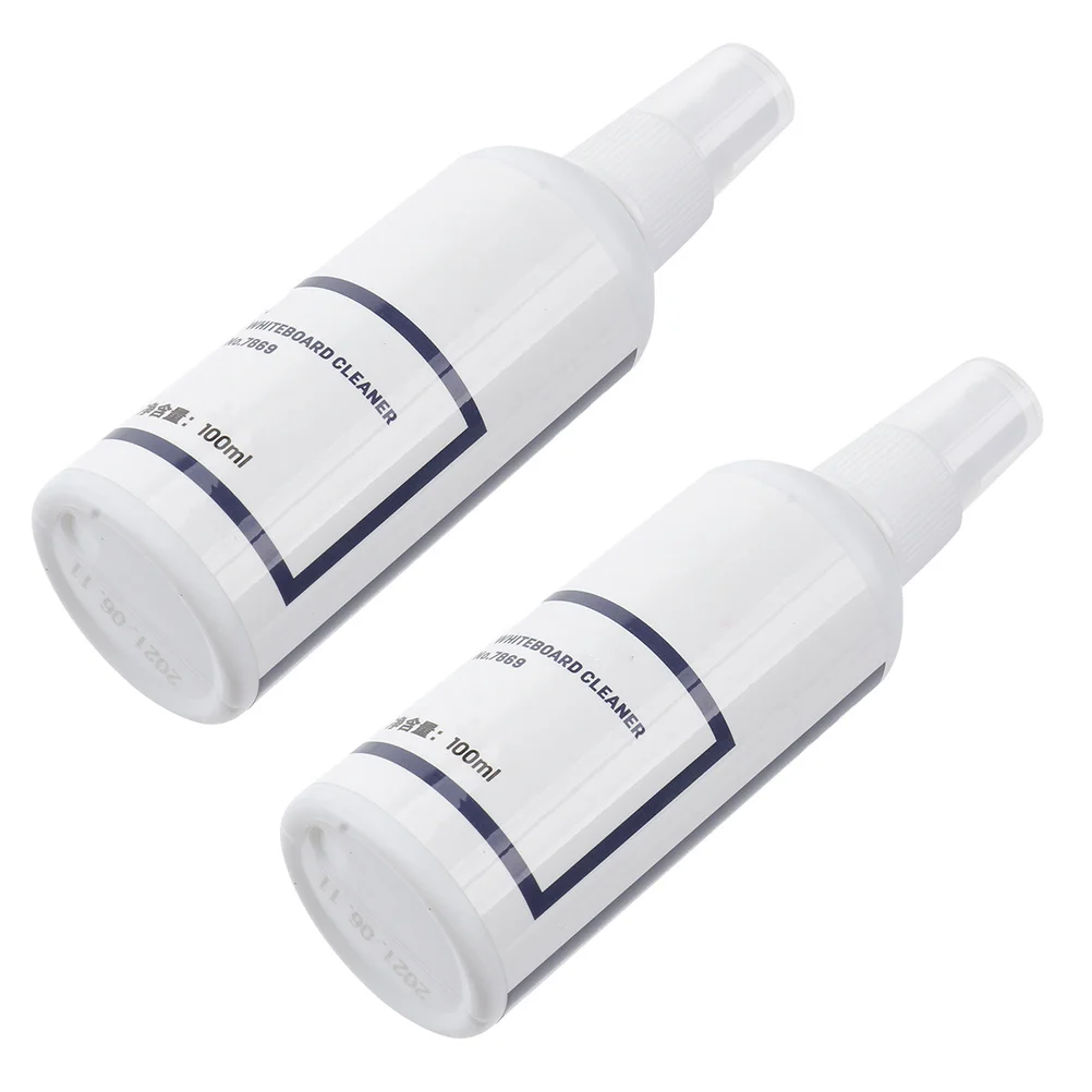 

2Pcs 100Ml Whiteboard Cleaner Spray for Easy One-Handed Operation Portable Clean Water for Conference Rooms Classrooms