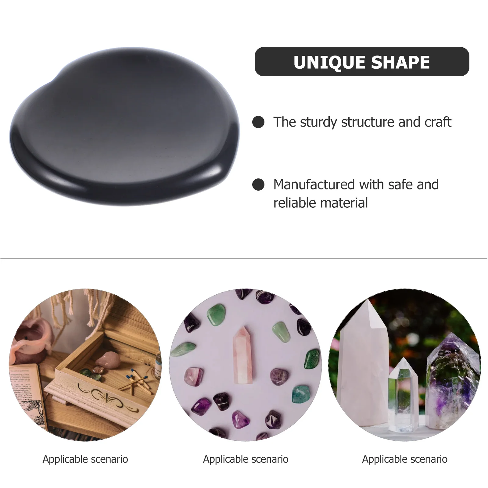 

Камень для беспокойства на палец, большой палец, натуральный массажный камень, портативный, для снятия стресса, хрустальное сердце, домашний декор, подарок, кристаллы и камни, исцеление