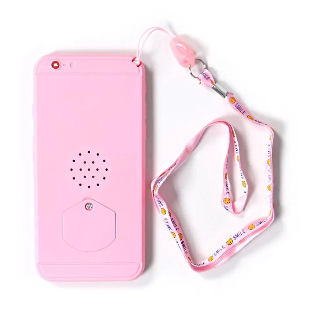 Phone Toy with Music Sound English Learning Cellphone Multifunctional Electronic Learning Smartphone Toy Pink Gift for Baby Kids