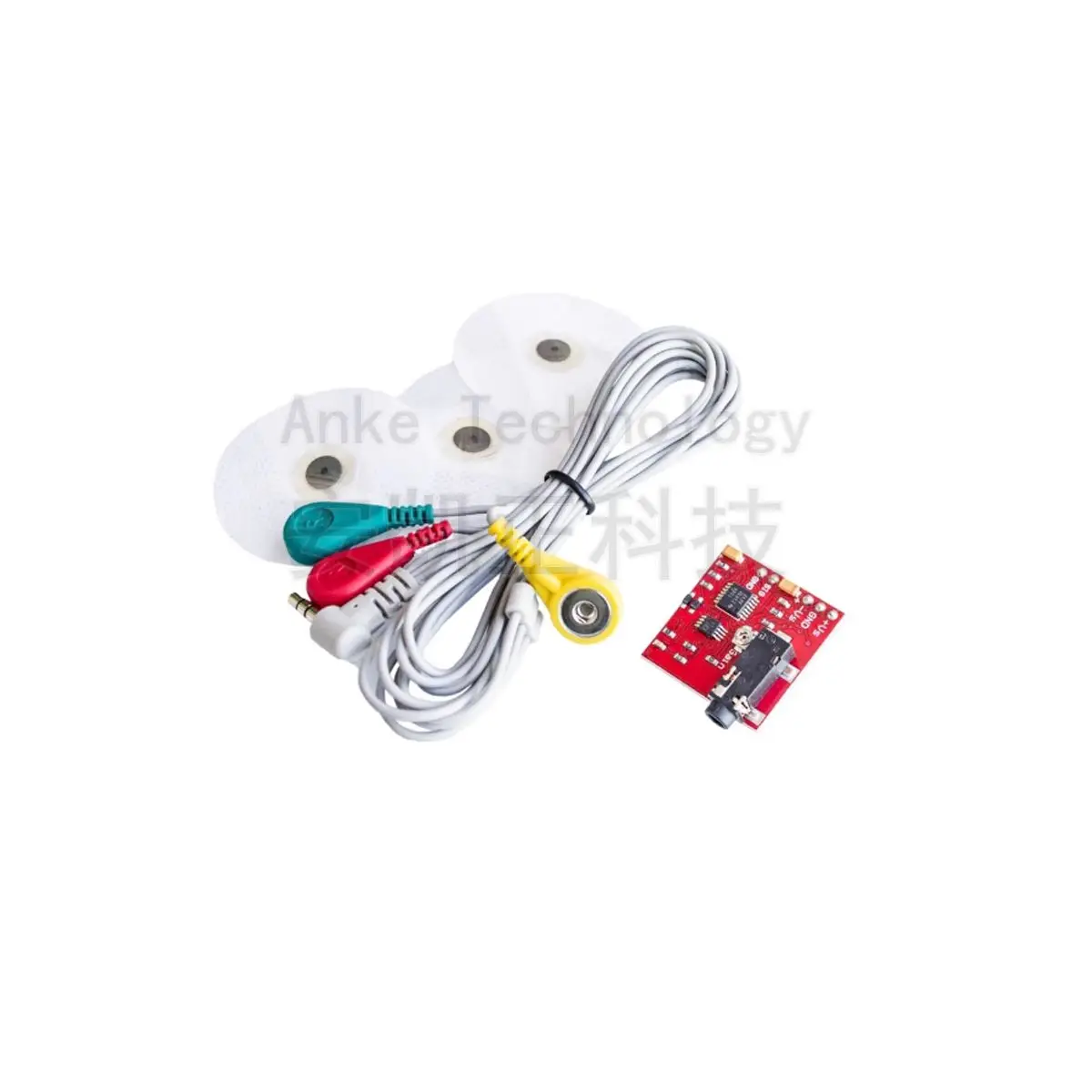 ECG Measurement AD8232 Pulse Heart ECG Kit Compatible with Duinofun Development Board