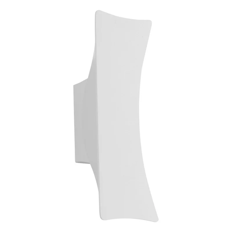 

AA76-1 шт. уличный водонепроницаемый настенный светильник, простой светильник для террасы, сада, прохода, балкона (белый), белый свет