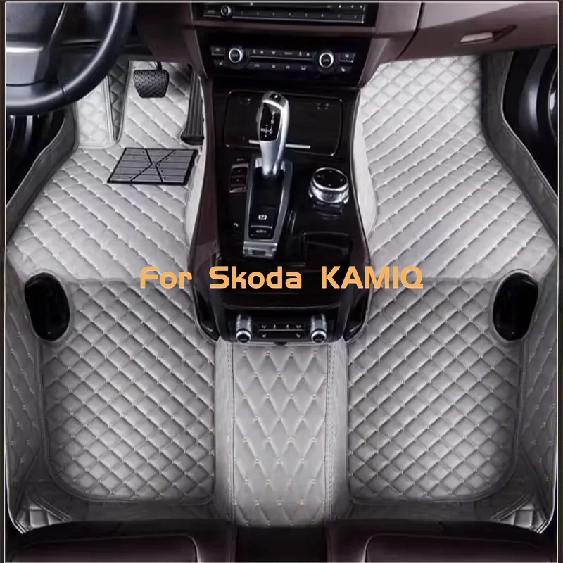 

Автомобильные коврики на заказ для Skoda KAMIQ, противоскользящие автомобильные ковры, аксессуары для ног