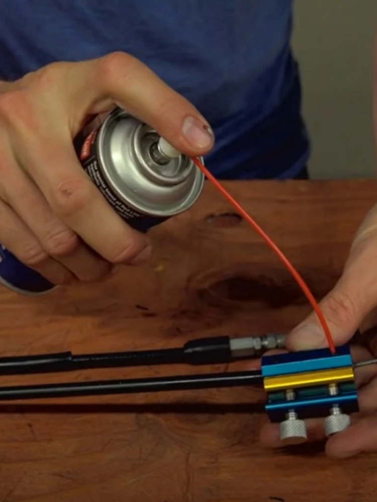 AliExpress NONE 1Pc Dual Cable Lube Tool for Motorcycle Scooter Bike ATV Clutch Throttle Line Oiler Lubricator Maintenance