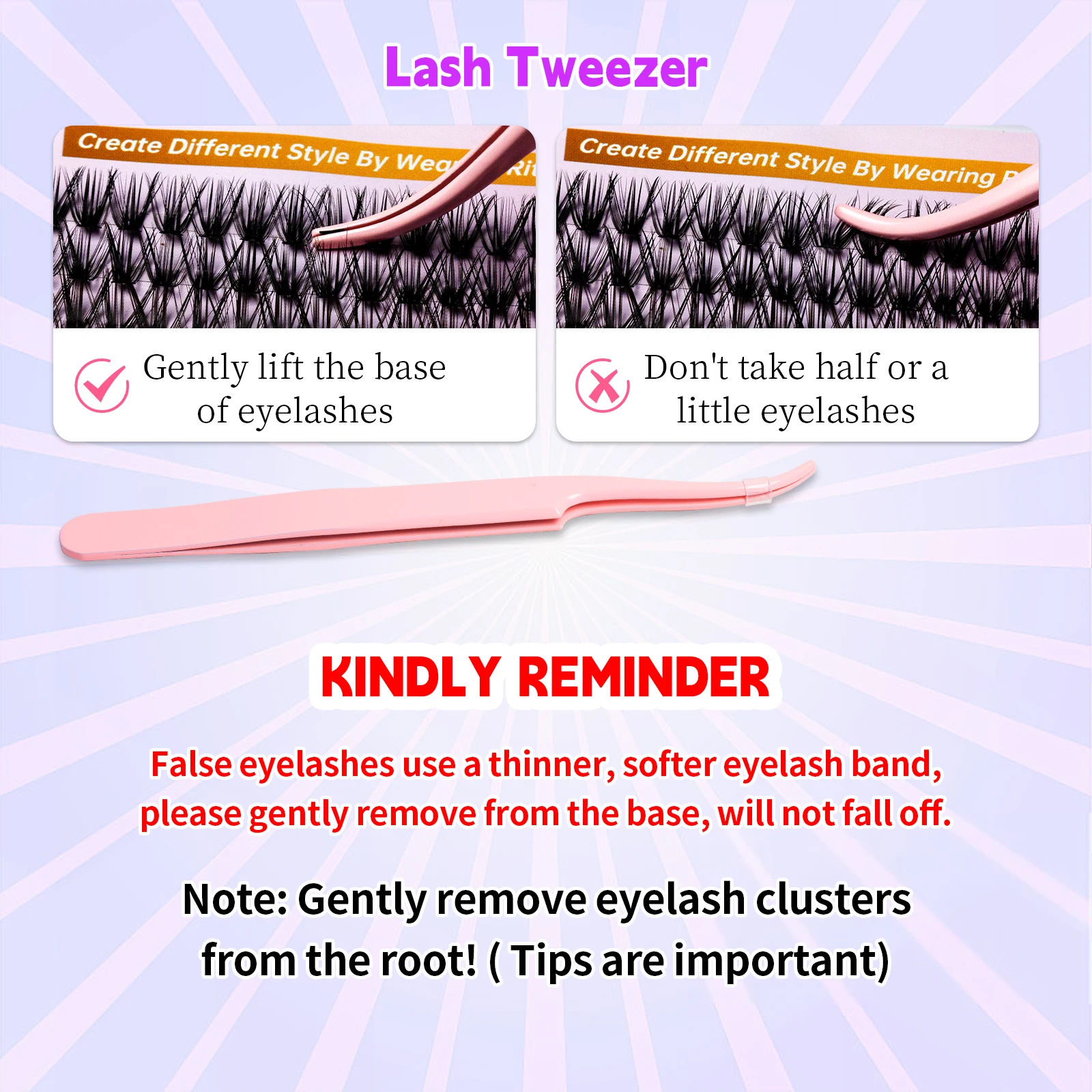 RITALASH 800PCS Cluster Lash book DIY Eyelash Extensions D Curl Long Individual Lashes Mixed Tray Lash Clusters Extensions