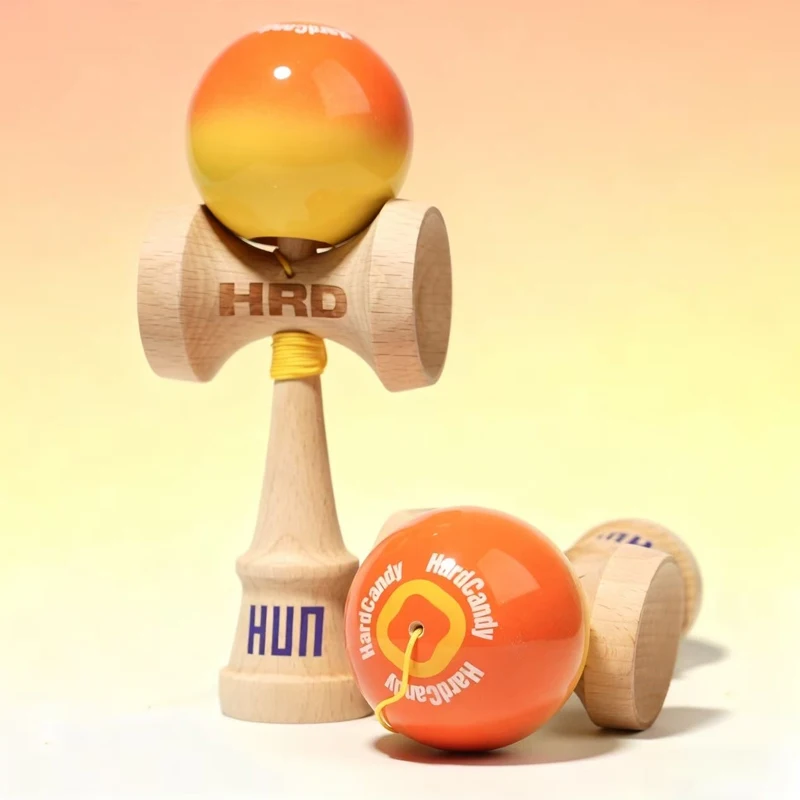 هون X الحلوى الصلبة K2 نوع السيف Kendama الزان لاصق الطلاء الرياضة في الهواء الطلق كرة لياقة بدنية تخفيض الضغط HunKendama هدية مفصلة #1