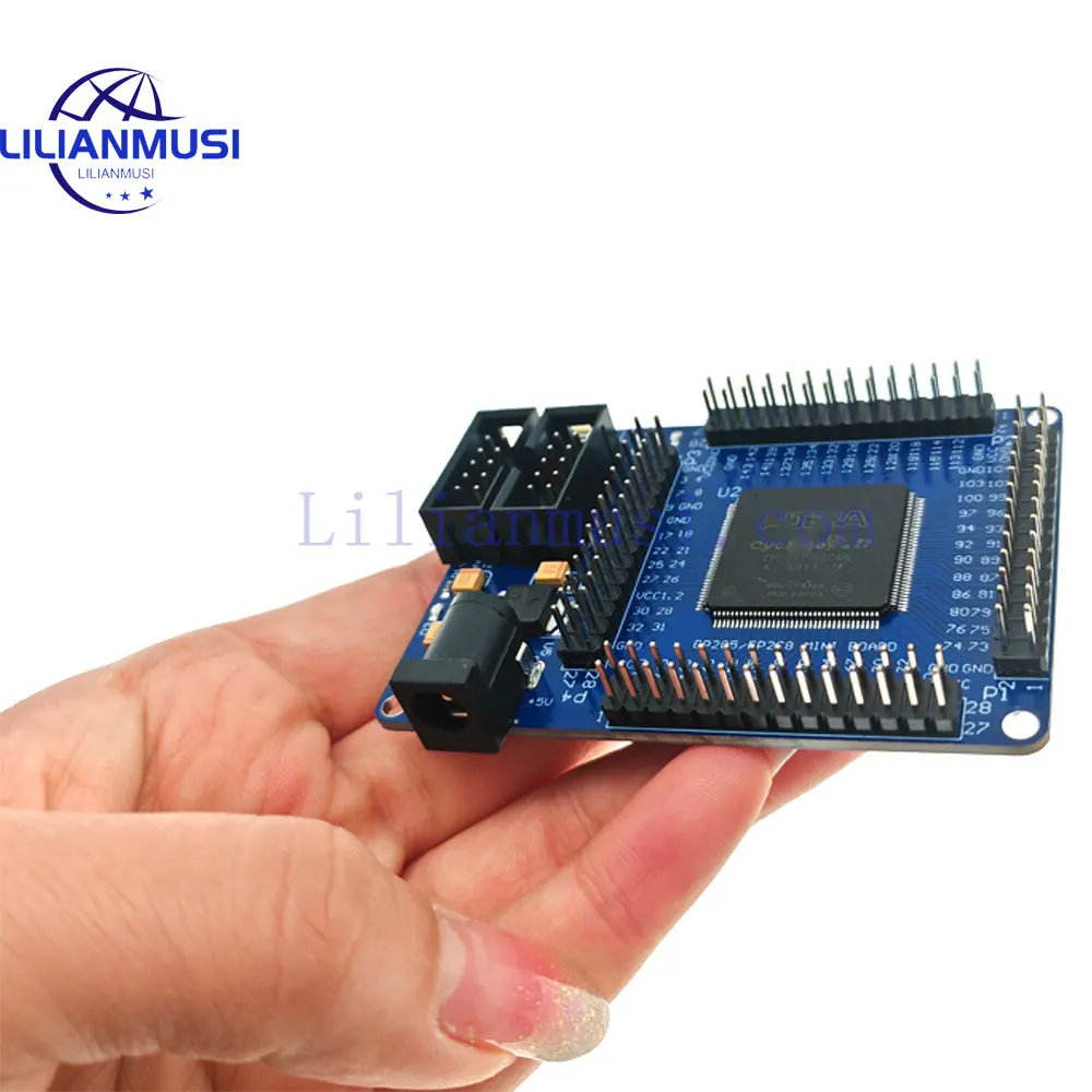 Imagem -03 - Altera Fpga Cycloneii Desenvolvimento do Sistema Mínimo Aprendizagem Módulo Board 5v Epcs4 m Reconjunto Switch Indicador de Energia Ep2c5t144