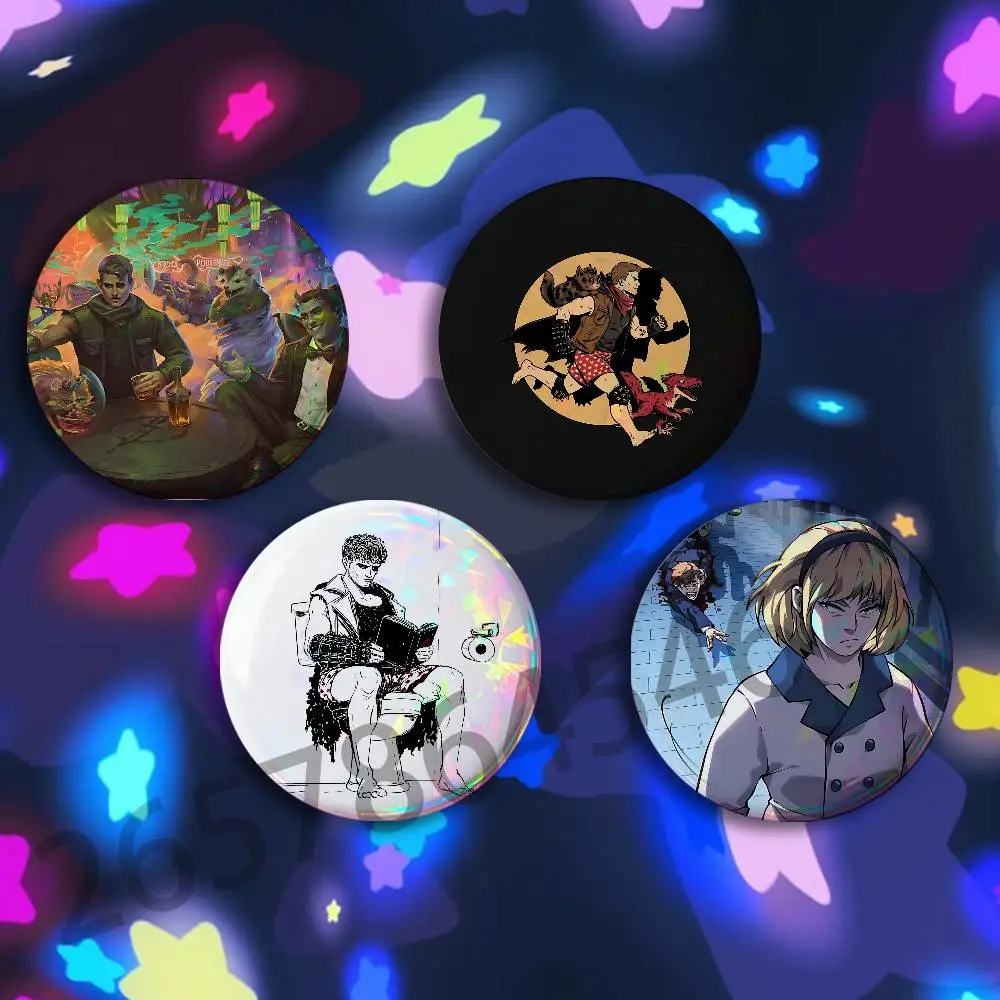 D-Dungeon C-Crawler Carl Club Button Pin Single Pack Anime Merch for Ita Bags Badge Collectible Buttons TH