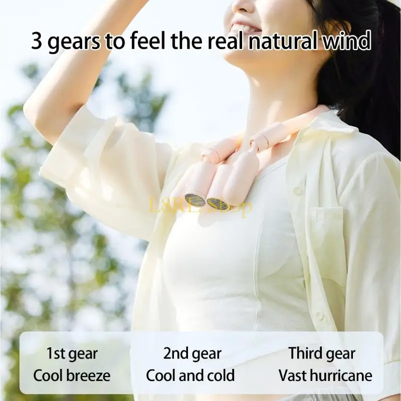 L8RE الرقبة معلقة مروحة معجزة لا يمكن ارتداؤها لا يمكن ارتداؤها