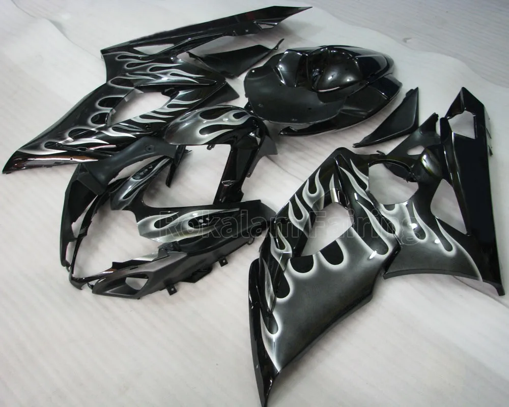 Flame GSXR1000 Body Fairings For Suzuki GSXR1000 K5 05 06 GSXR 1000 2005 2006 Ship By EMS (Injection Molding)