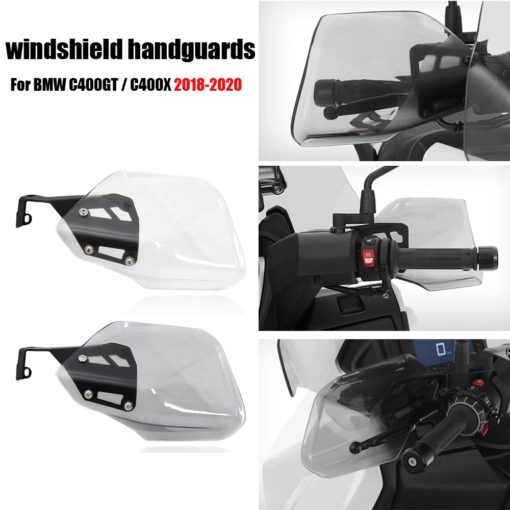 

NEW Motorcycle Accessories Handguard Hand Shield Protector Windshield FOR BMW C400X C 400 X C400 X