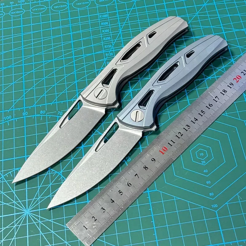 

Складной тактический нож Free Wolf F7 с лезвием M390, рукоятью из титанового сплава, флиппером на подшипниках, для активного отдыха, кемпинга, охоты, военного применения, EDC