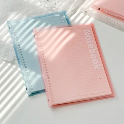 A5/B5 Simple Loose-Leaf Coil Notebook Detachable Student Diary Aesthetic Notepad Portable Sketching School Stationery Supplies