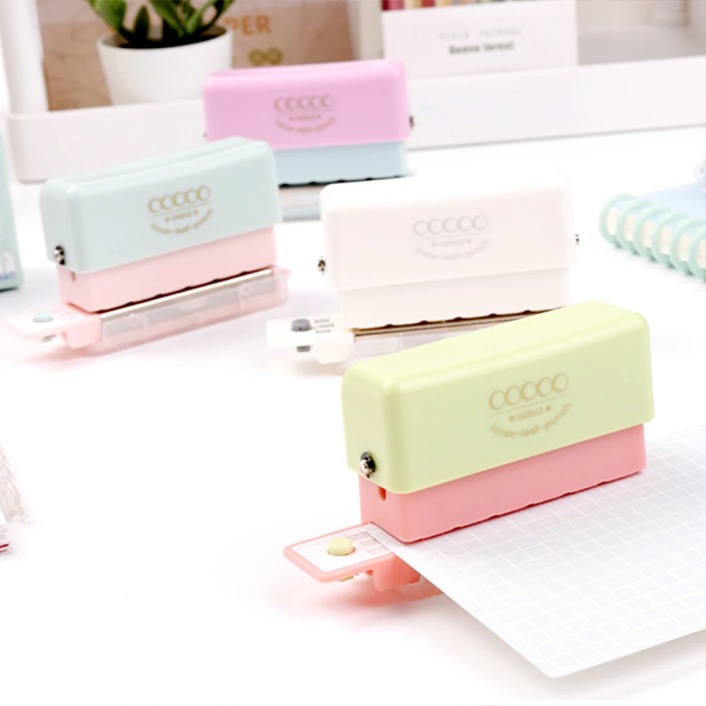

Handheld Mini Puncher A4/30 Holes A5/20 Holes B5/26 Holes Paper Punches For Paper Crafts