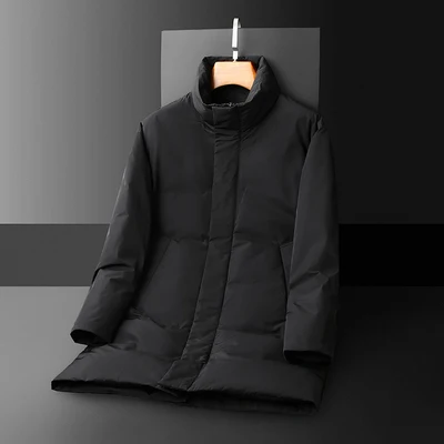 2024 new arrival winter jacket 80% white duck down jackets men,mens fashion thicken warm parkas trench coat size M-XXXL