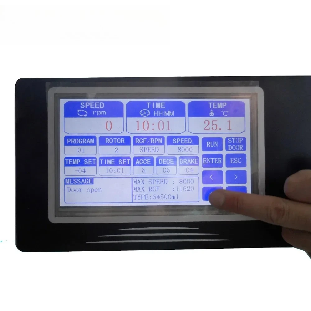 Centrífuga refrigerada do laboratório da máquina da centrífuga vertical da centrífuga de Drawell