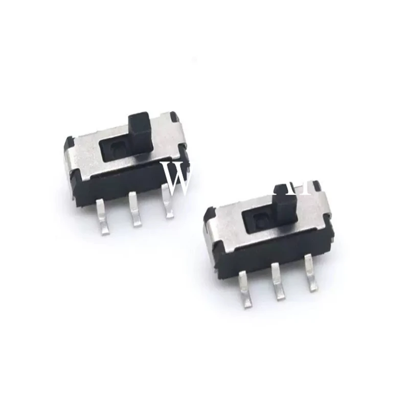 10pcs Toggle Switches MSS22D18G2 SMT MSS-22D18 G2-6P-SMT-4MM 2MM MSS-22D18G2 2P2T Handle High 2MM SMD Slide Switch