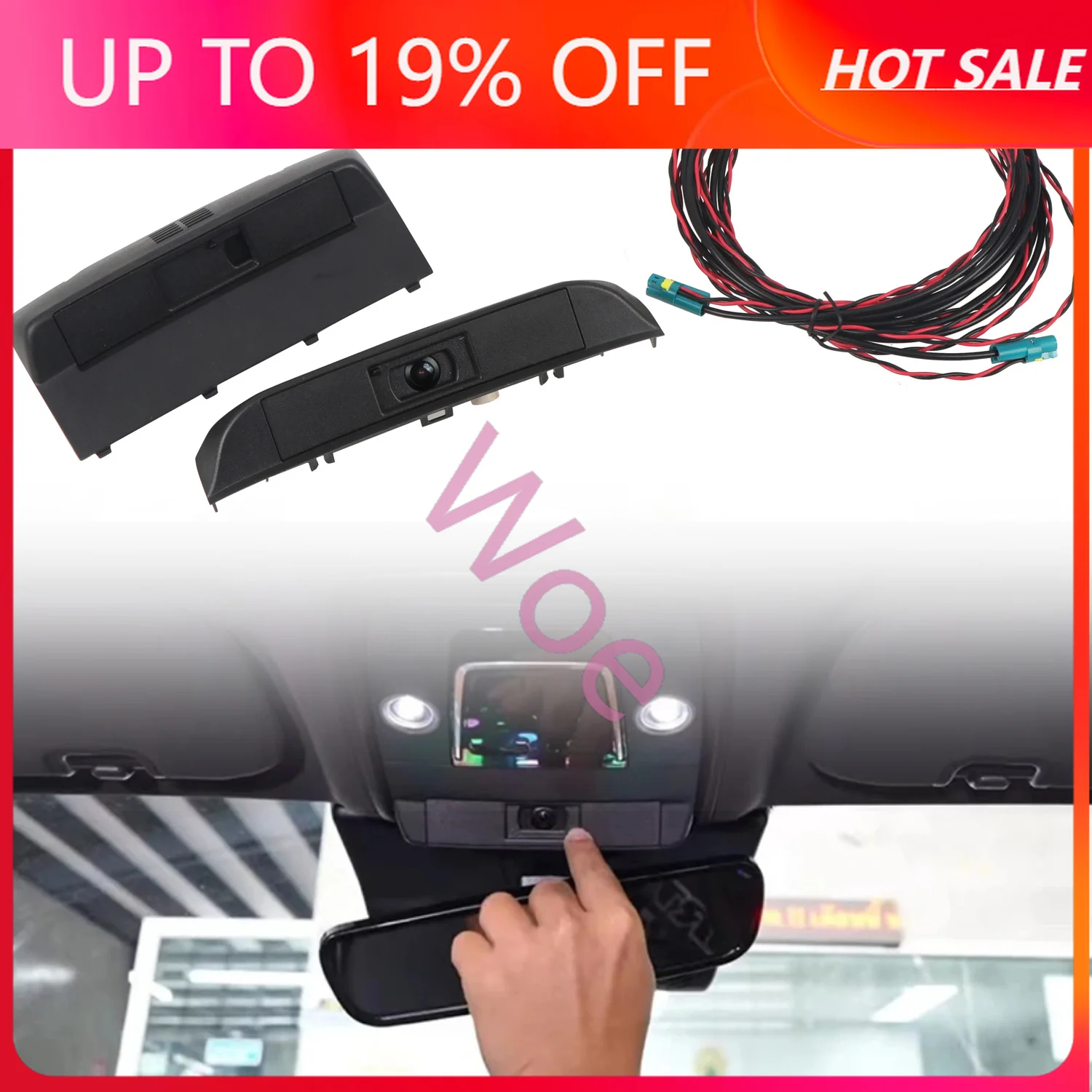 Woe For BYD 2021-2025 Song Plus EV Dolphin Seal 2021-2024 Atto3 Indoor Camera Facial Recognition Tools