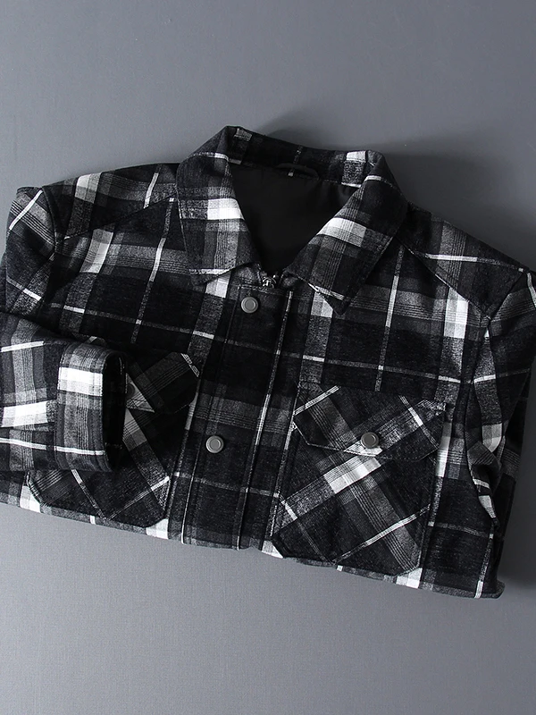 

Цветная вязаная повседневная мужская рабочая одежда Jaet Sle Faionable Универсальное пальто для отдыха Thiened из полиэстера и хлопка с подставкой...