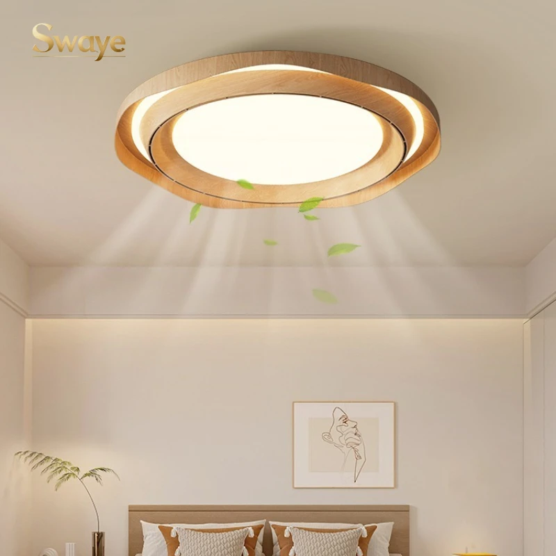 Modern Simplicity LED Ceiling Pendant Lamp Wooden Stylish Art Design Chandeliers Home Decoration Bedroom for Living Dinning Room - view 3