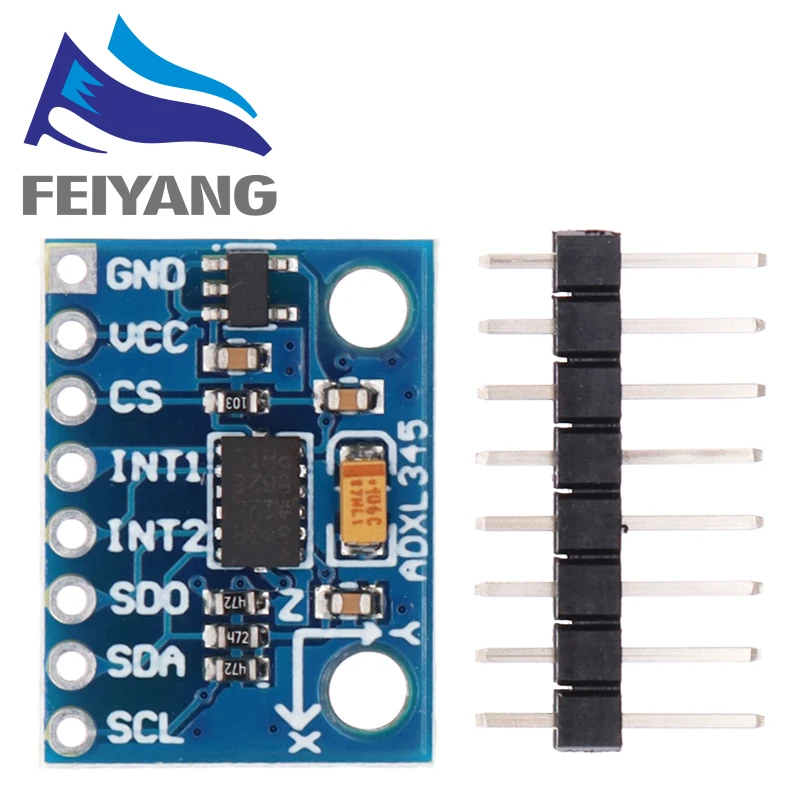 GY-291 ADXL345 3-Axis Digital Gravity Sensor Acceleration Module IIC/SPI transmission module Tilt Sensor For Arduino