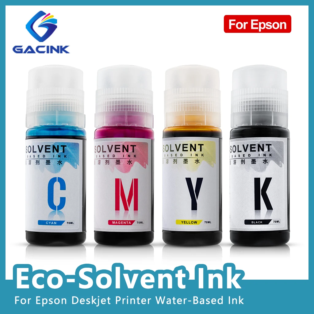 Eco-Solvent Ink Water-Based For Epson Eco Tank L3150 L5190 L6170 ET-2700 ET-2720 ET-2750 ET-2850 ET-3850 ET-5170 L4150 L14150