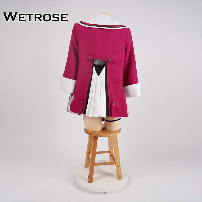 ZA01 【Wetrose】 Disponibile Raora Panthera Costume Cosplay Pink Cat Rao Rara Hololive Holo EN 4th New Justice Vtuber Parrucca Set completoZa0@