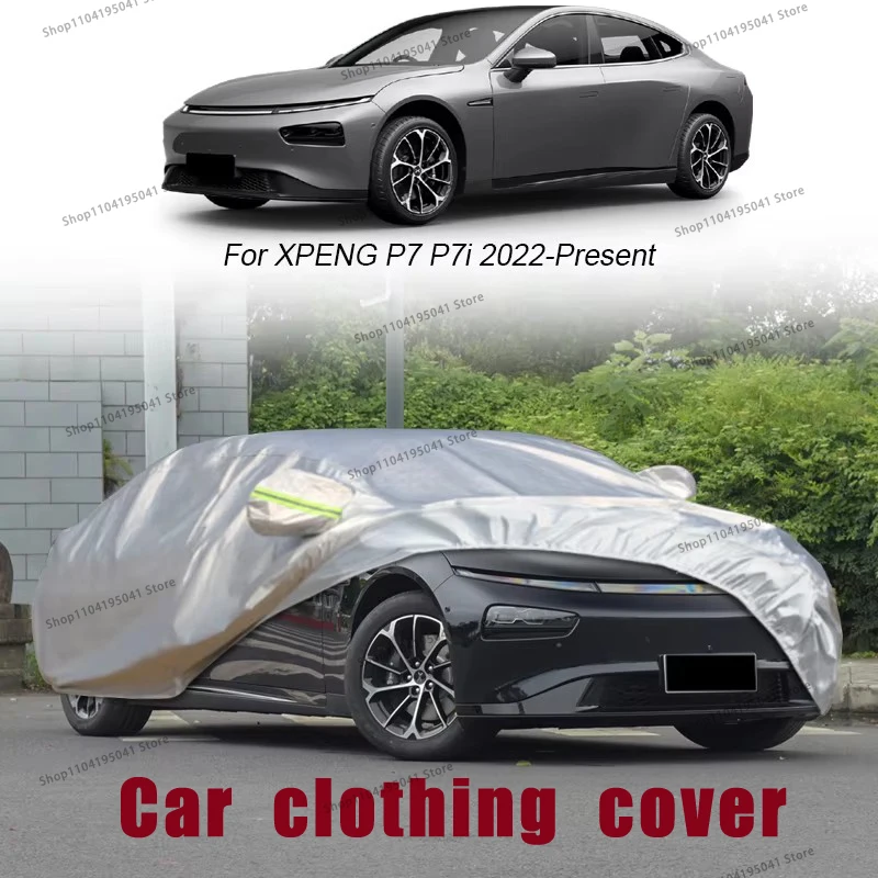 

For Xpeng P7 P7I Full Car Cover Rain Frost Snow Car protective cover ,UV protection,Car paint protection