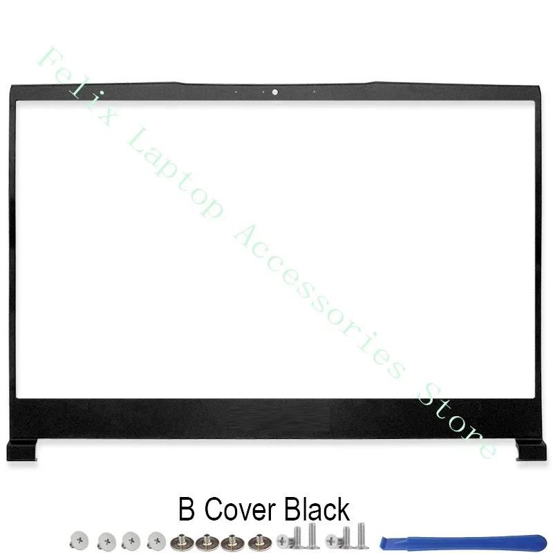 NEW For MSI GF65 MS-16W1 MS-16W2 Laptop LCD Rear Cover/Front Frame/Palm Pad/Bottom Cover/hinged Top Cover replacement Cases