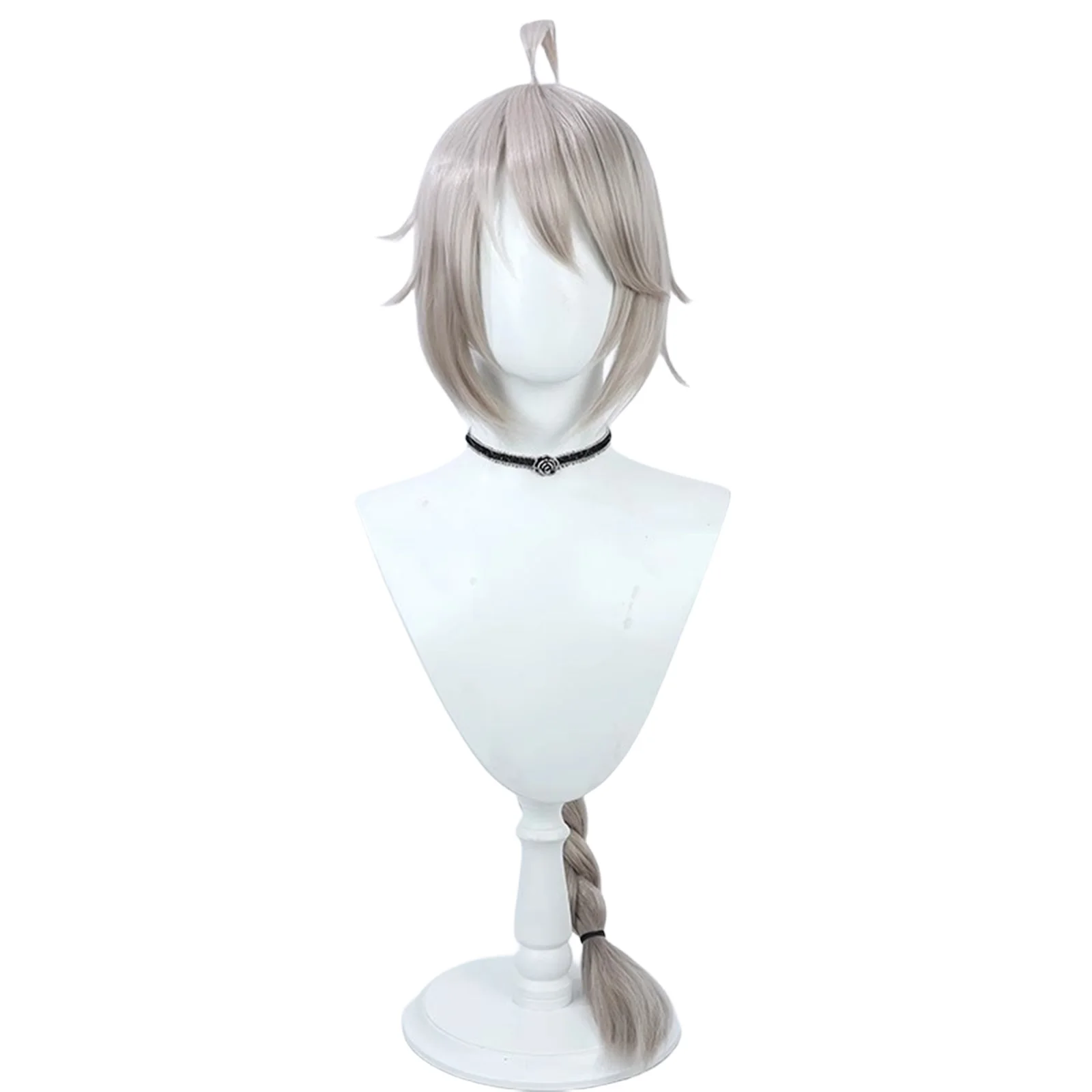 Blue Archive Otogi Cosplay Wig Long Cosplay Wig Pink White Synthetic Straight Buckle Wig with Bang Halloween Accessories