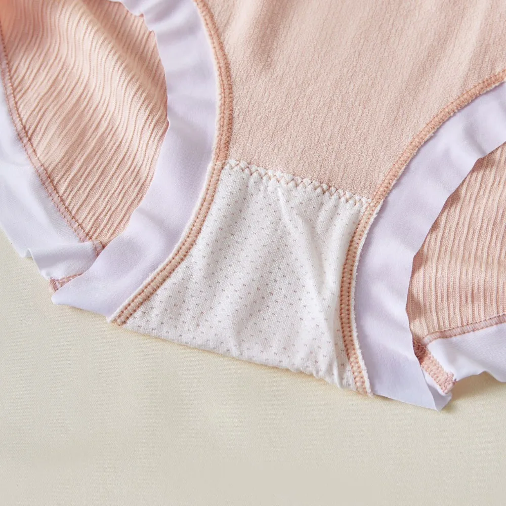 8 pçs cintura baixa calcinha feminina conjunto roupa interior cor aleatória babados briefs 8 pçs lingerie feminina arco cuecas meninas