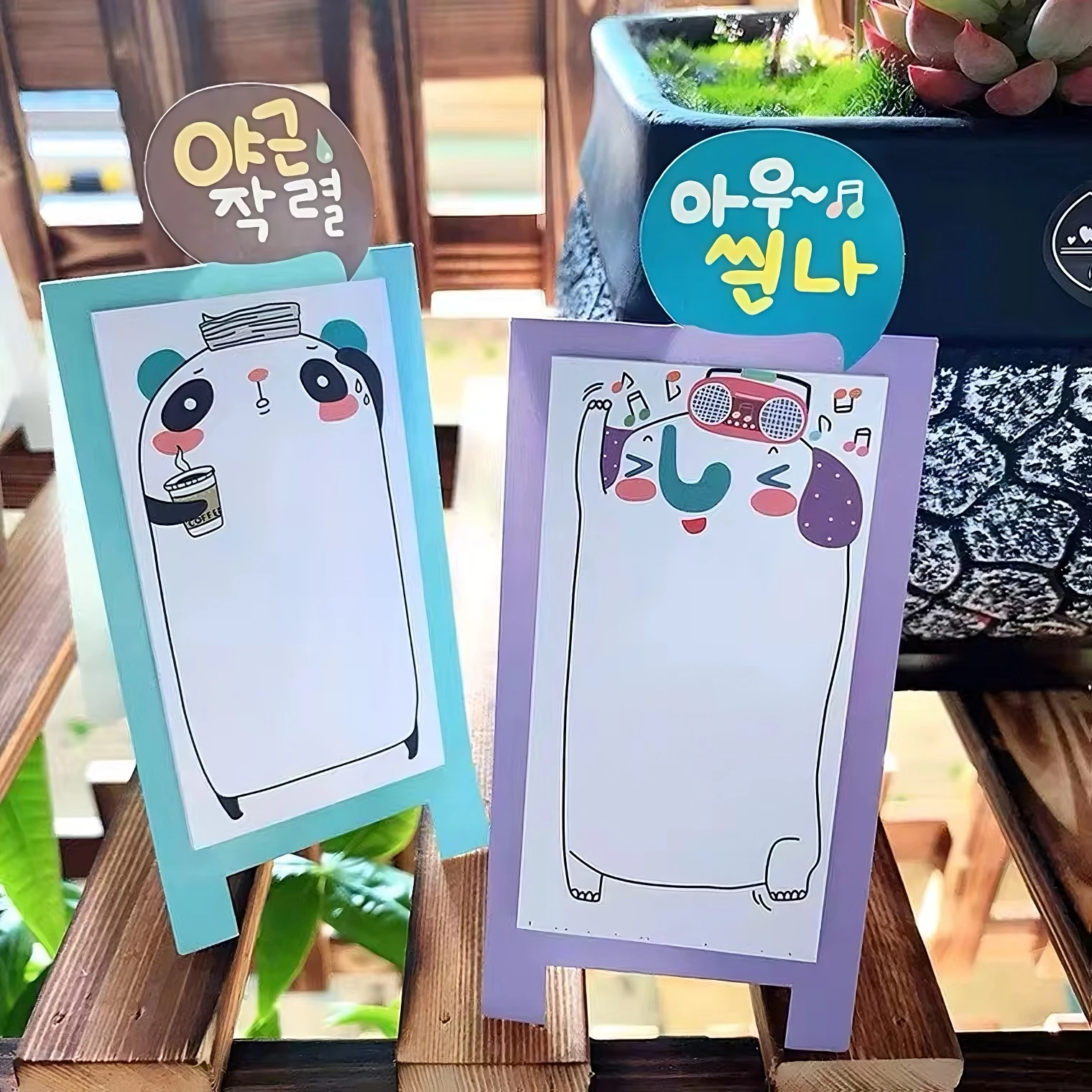 Koreaanse Creatieve Geplaatst Notities Pad Student Bericht Note Pad