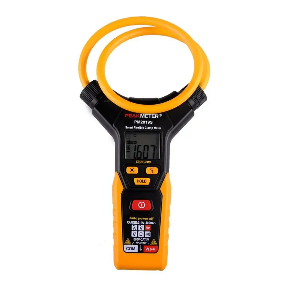 

PM 2019S 6000 Counts Smart AC Digital Flexible Clamp Meter 3000A Dual Display