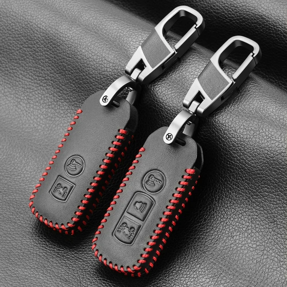 Leather Key Case Cover Keychain For Honda Pcx 125 Forza 125 300 350 750 ADV Xadv Super Cup SH150i SH300 Sh125 XAV Xlov SH